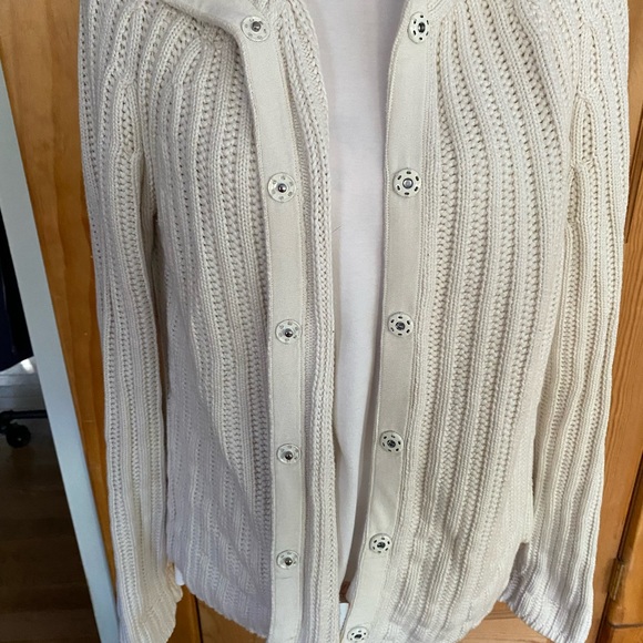 Banana Republic Cashmere and Cotton Cardigan Sweater in Size XL. - Picture 7 of 9